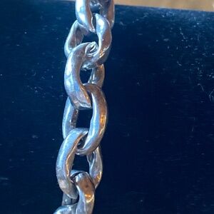 Sterling link bracelet 8”